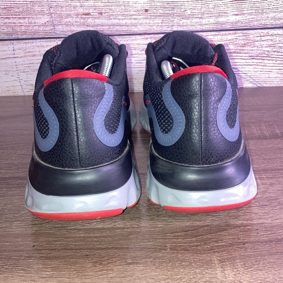 Nike Renew Run Black/Red/Grey Running Shoes CZ8674-001- SZ 12 - Picture 3 of 8